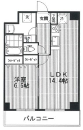 アクシーズタワー浦和岸町Ⅱの物件間取画像